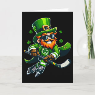 Kabouter speelt hockey St. Patrick's Day sport me Kaart
