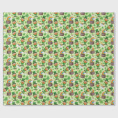 kabouter St. Patrick's Cadeaupapier (Vlak)