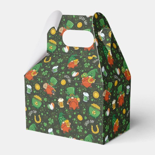Kabouter St. Patrick's Day-cadeauverpakking Bedankdoosjes (Voorkant Zijde)