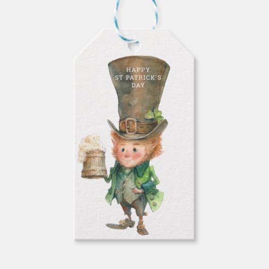 kabouter | St Patrick's Day | Ierse zegen Cadeaulabel (Voorkant)