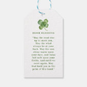 kabouter | St Patrick's Day | Ierse zegen Cadeaulabel (Achterkant)