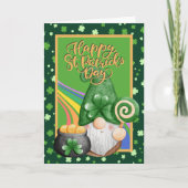 Kabouter St. Patrick's Day kaart (Voorkant)