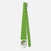 Kabouter St Patrick's Day Shamrocks Shenanigans Stropdas (Voorkant)
