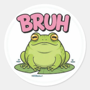 Kabouter Sticker Schattige Onverschillige Kabouter