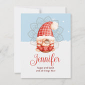 Kabouter Suiker en Kruid Notitiekaart Notitiekaartje (Voorkant)