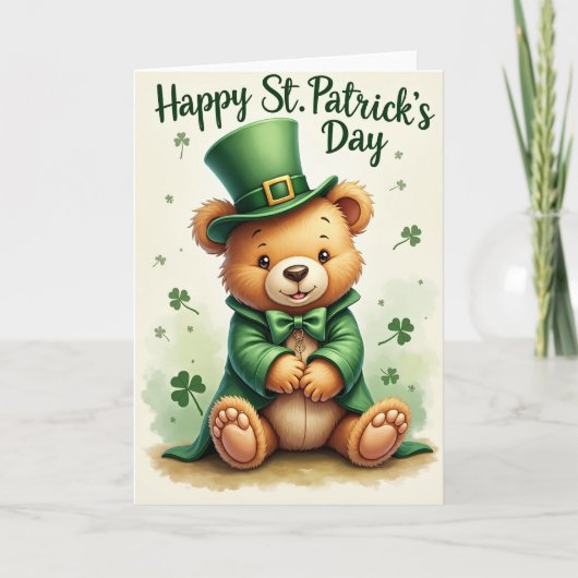 Kabouter Teddybeer Vakantiekaart Kaart (Voorkant)