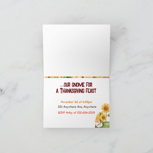 Kabouter Thanksgiving (Binnen)