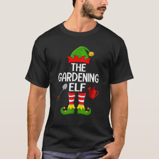 Kabouter tuinieren Kerstmis Familie Elfen Squad Ch T-shirt