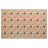 Kabouter Turkije en Pompoen Patroon Stof (Fat Quarter)