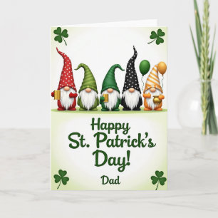 Kabouter vaders St. Patricks Dag Kaart