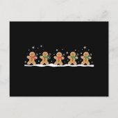 Kabouter van gemberkoek Kerst Vakantie Bakker  Feestdagenkaart (Voorkant)