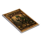 Kabouter, Vintage Circus Monster Notitieboek (Rechterzijde)