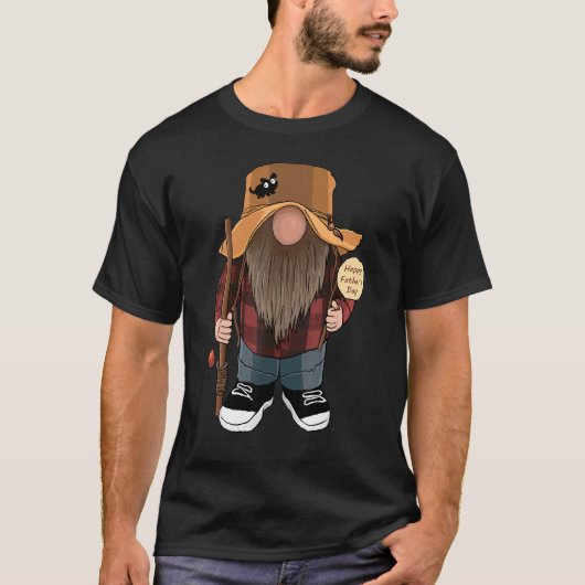 Kabouter Visser Gelukkige Vaderdag T-shirt (Voorkant)