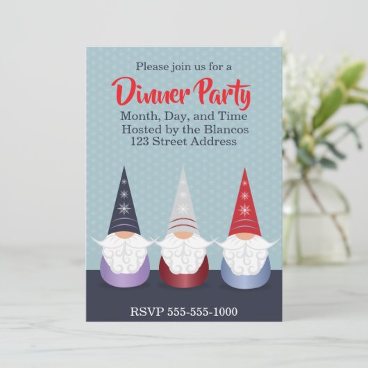 Kabouter Voor De Feestdagen Kaart (Staand voorkant)