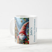Kabouter voor Kerst persoonlijk Koffiemok (Voorkant links)