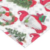 Kabouter voor kerst tafelkleed (Gekanteld)
