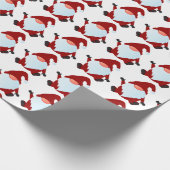 Kabouter voor Kerstmis Cadeaupapier (Hoek)