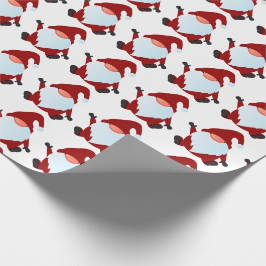 Kabouter voor Kerstmis Cadeaupapier (Hoek)