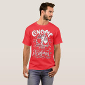 Kabouter voor Kerstmis - Cute Gnomes Kerstmis T-shirt (Voorkant volledig)