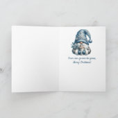 Kabouter warme chocolade feestdagen kaart (Binnen)