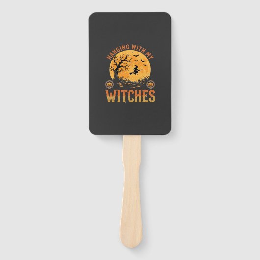 Kabouter Wiechten Halloween Handwaaier (Voorkant)