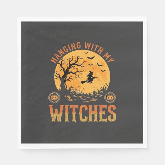 Kabouter Wiechten Halloween Servet (Voorkant)