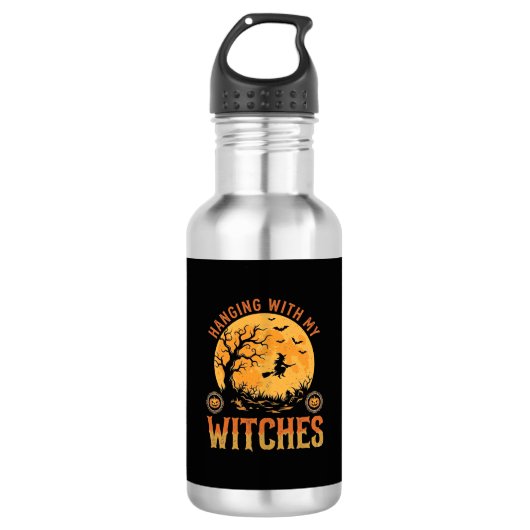 Kabouter Wiechten Halloween Waterfles (Voorkant)