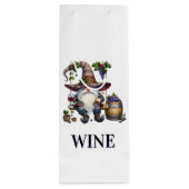 Kabouter  wijn cadeautas (Achterkant)