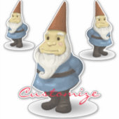 Kabouter Winter Wonderland Thunder_Cove Sticker (Voorkant)