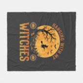 Kabouterheks Halloween Fleece Deken (Voorkant (Horizontaal))