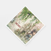 Kabouterkasteel servet - Betoverde Wildernis (Hoek)