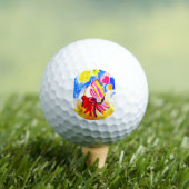 Kabouterkreeft waterverf plezier golfballen (Insitu Shirt)