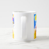 Kabouterkreeft waterverf plezier grote koffiekop (Achterkant)