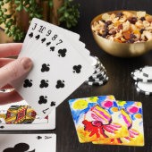 Kabouterkreeft waterverf plezier pokerkaarten (Insitu)
