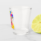 Kabouterkreeft waterverf plezier shot glas (Rechts)