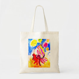 Kabouterkreeft waterverf plezier tote bag