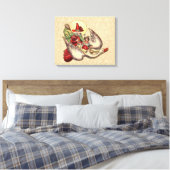 Kaboutermoeder Kind Antieke Illustratie Canvas Afdruk (Insitu (Slaapkamer))