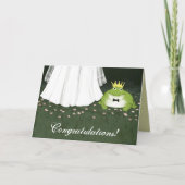 Kabouterprins Sprookjeshuwelijk Felicitatie Kaart (Voorkant)