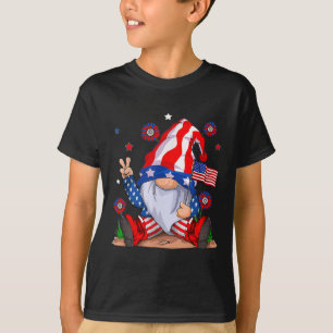 Kabouters 4 juli Patriottische Kabouter Grappige A T-shirt