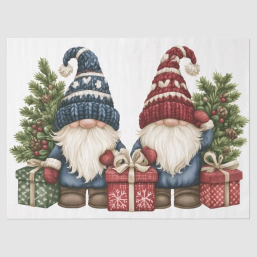 Kabouters als cadeau tissuepapier (Voorkant)