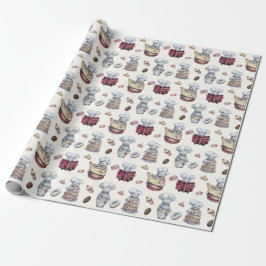 Kabouters Bakken Cupcakes Donuts Trendy Woodland  Cadeaupapier