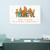 Kabouters Dankbaar Gezegend Thanksgiving Spandoek (Beurs)