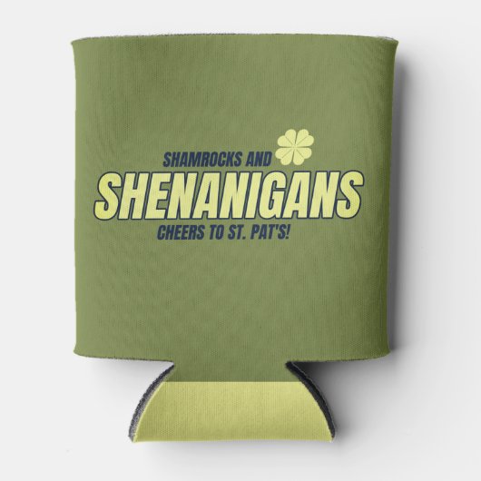 Kabouters en Streken St. Patrick's Day Blikjeskoeler (Voorkant)