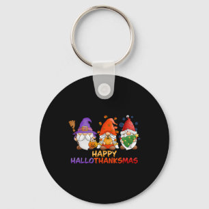 Kabouters Halloween Thanksgiving Kerstmis Gelukkig Sleutelhanger