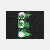 Kabouters - Ierse Erfgoed St. Patrick's Day Iers Fleece Deken (Voorkant (Horizontaal))