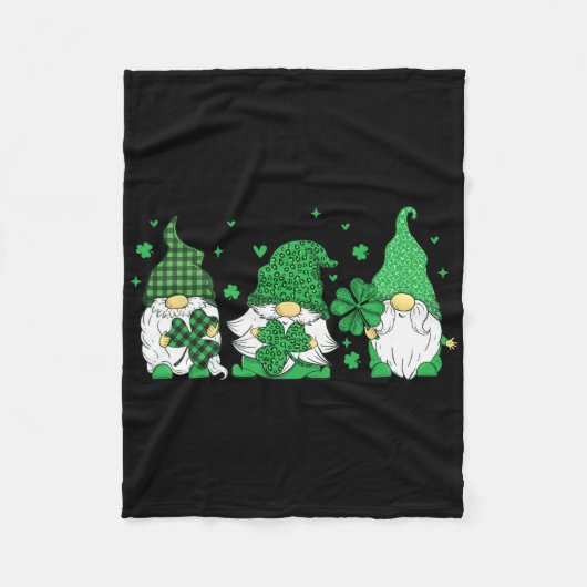 Kabouters - Ierse Erfgoed St. Patrick's Day Iers Fleece Deken (Voorkant)