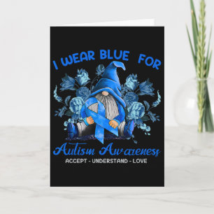 Kabouters Ik Draag Blauw Voor Autisme Acceptatie B Kaart