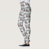 kabouters in de sneeuwtekening leggings (Links)