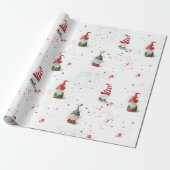 Kabouters inpakpapier_grote schaal cadeaupapier (Uitgerold)