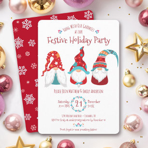 Kabouters Kerstvakantiefeest Cute Leuke Festive Kaart